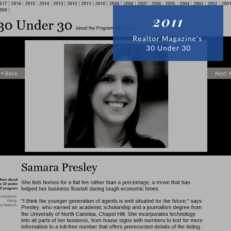 Realtor Magazine’s 30 Under 30 Honoree